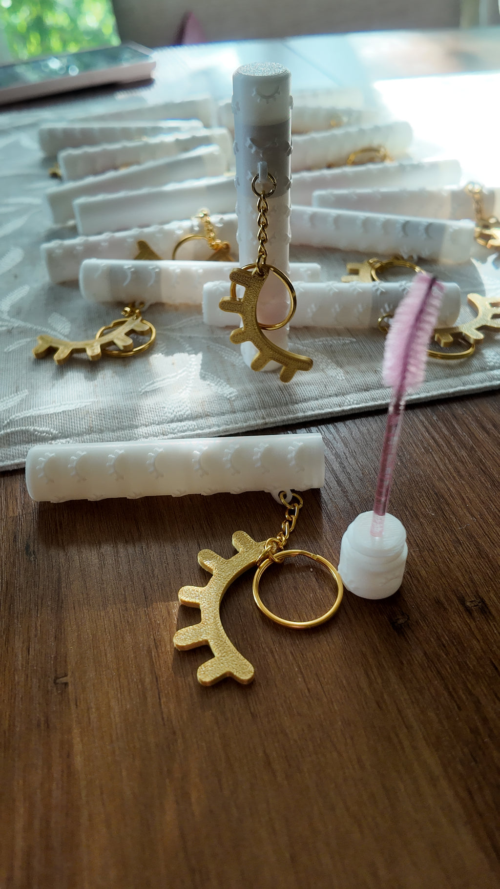 Lash Brush Keychain Holder