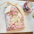 Floral Quilted Book Sleeve with Bow | Universal Padded Cover for Books, Bible, Journals & iPad